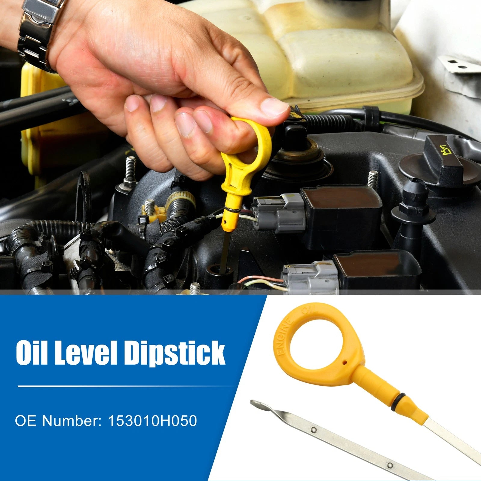 Engine Oil Fluid Level Dipstick for Toyota Corolla XRS (2005–2008) No. 153010H050