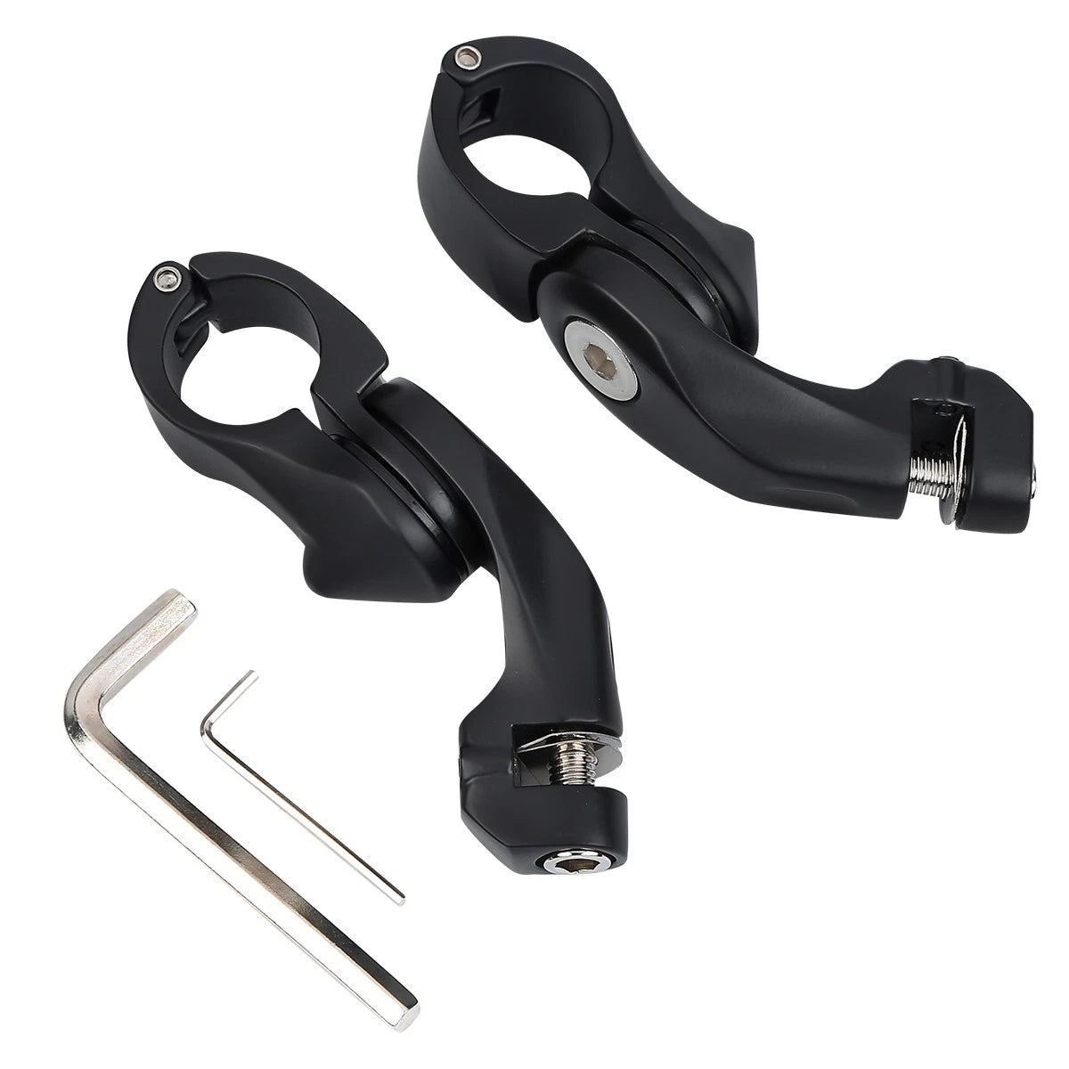 32mm Short Angled Adjustable Highway Peg Mount for Harley Touring (Universal)