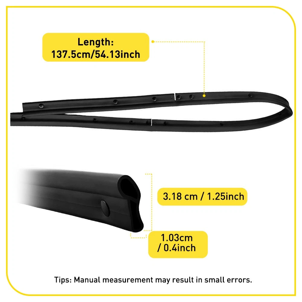 Rubber Weatherstrip Seal for Honda Civic EG Ferio (1992â1995)