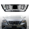 Front Upper Bumper Grille for Nissan Pathfinder (2017â2020) Chrome/Black