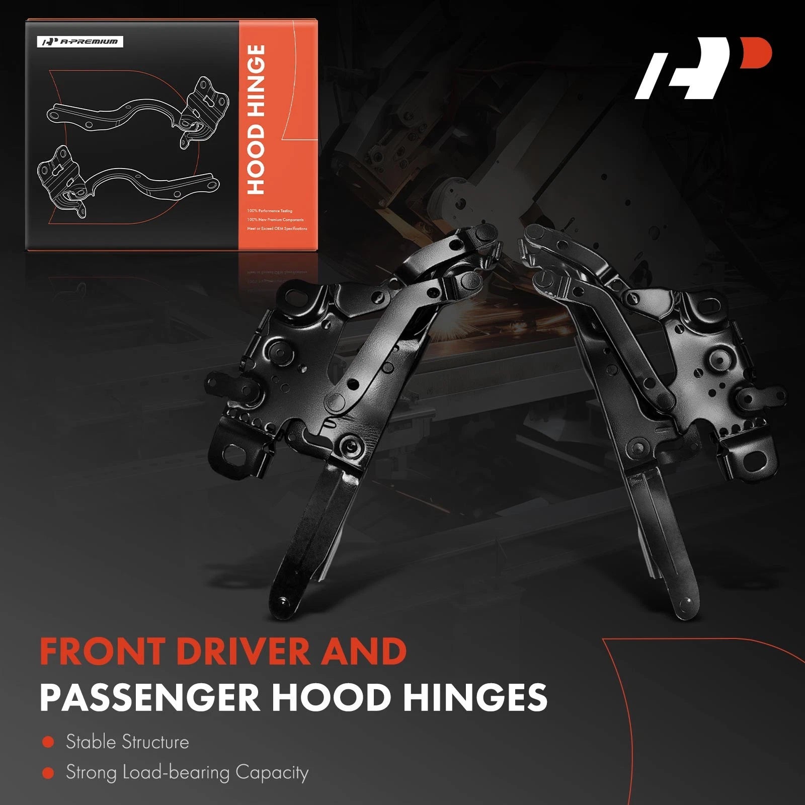 2X Hood Hinges for BMW F30/F35 320i 328d 328i 330i (2012–2019)