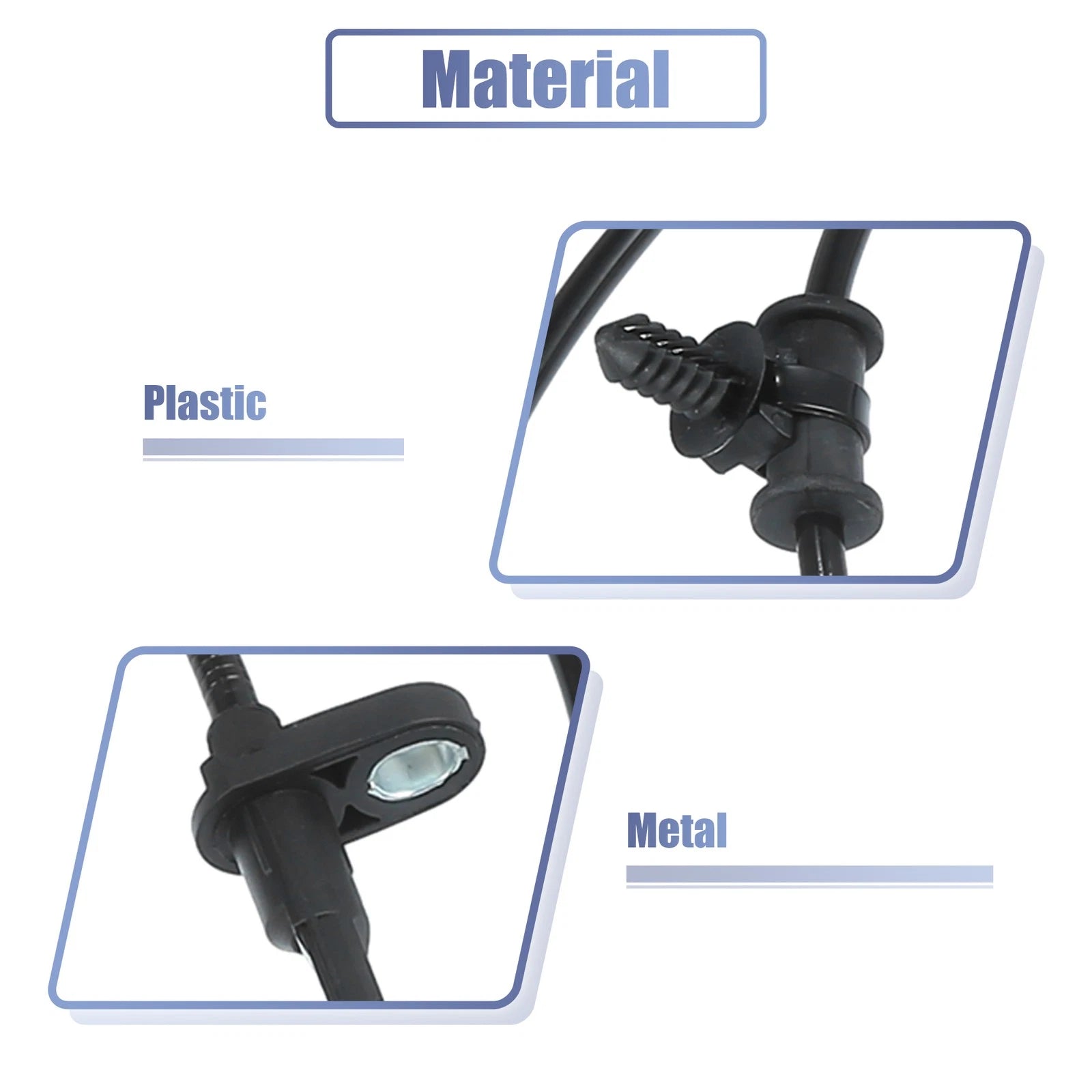 1 Pair ABS Sensor No. CT4Z2C190A for Ford Edge (2011–2014)