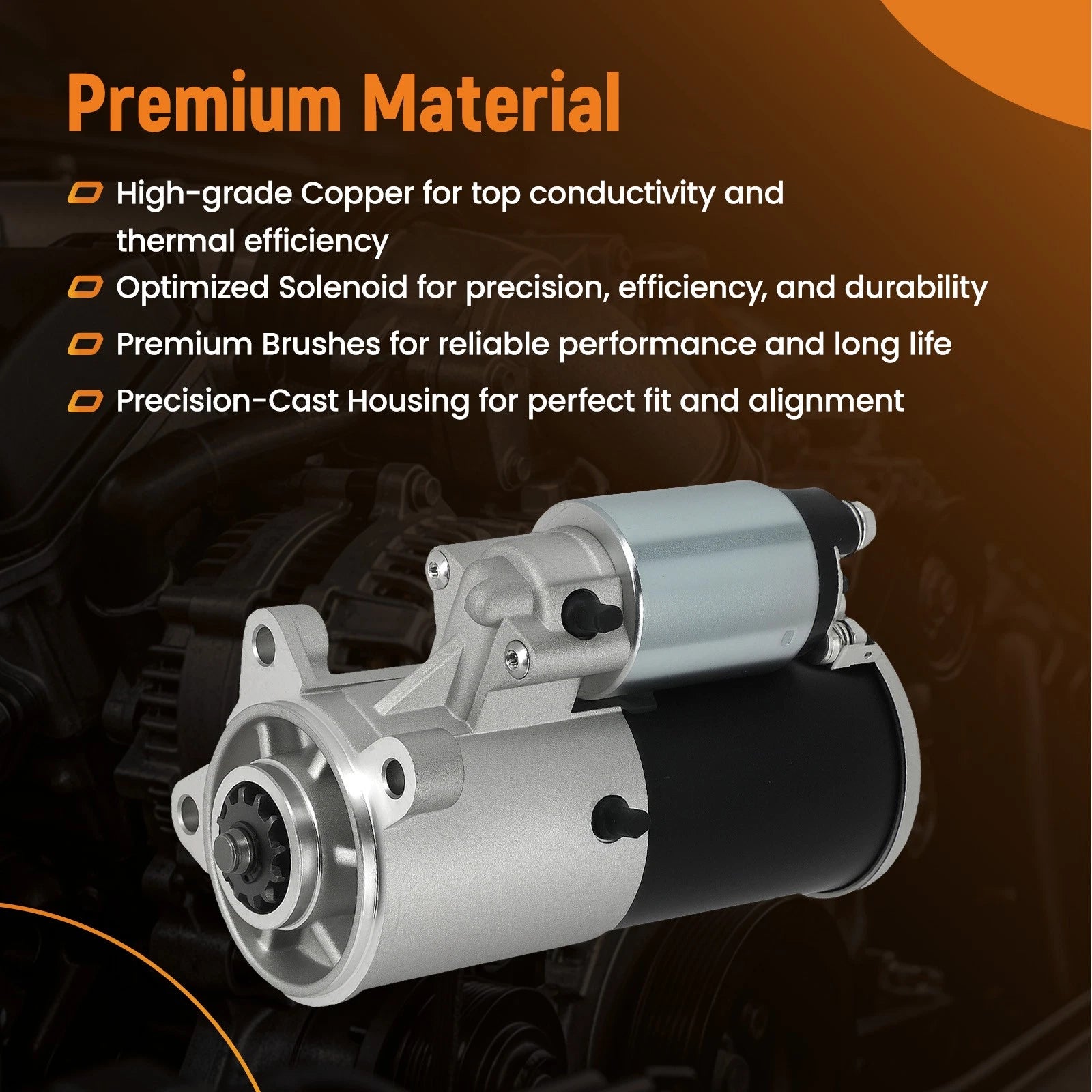 Starter Motor for Ford Expedition 4.6L V8 (1999–2004)