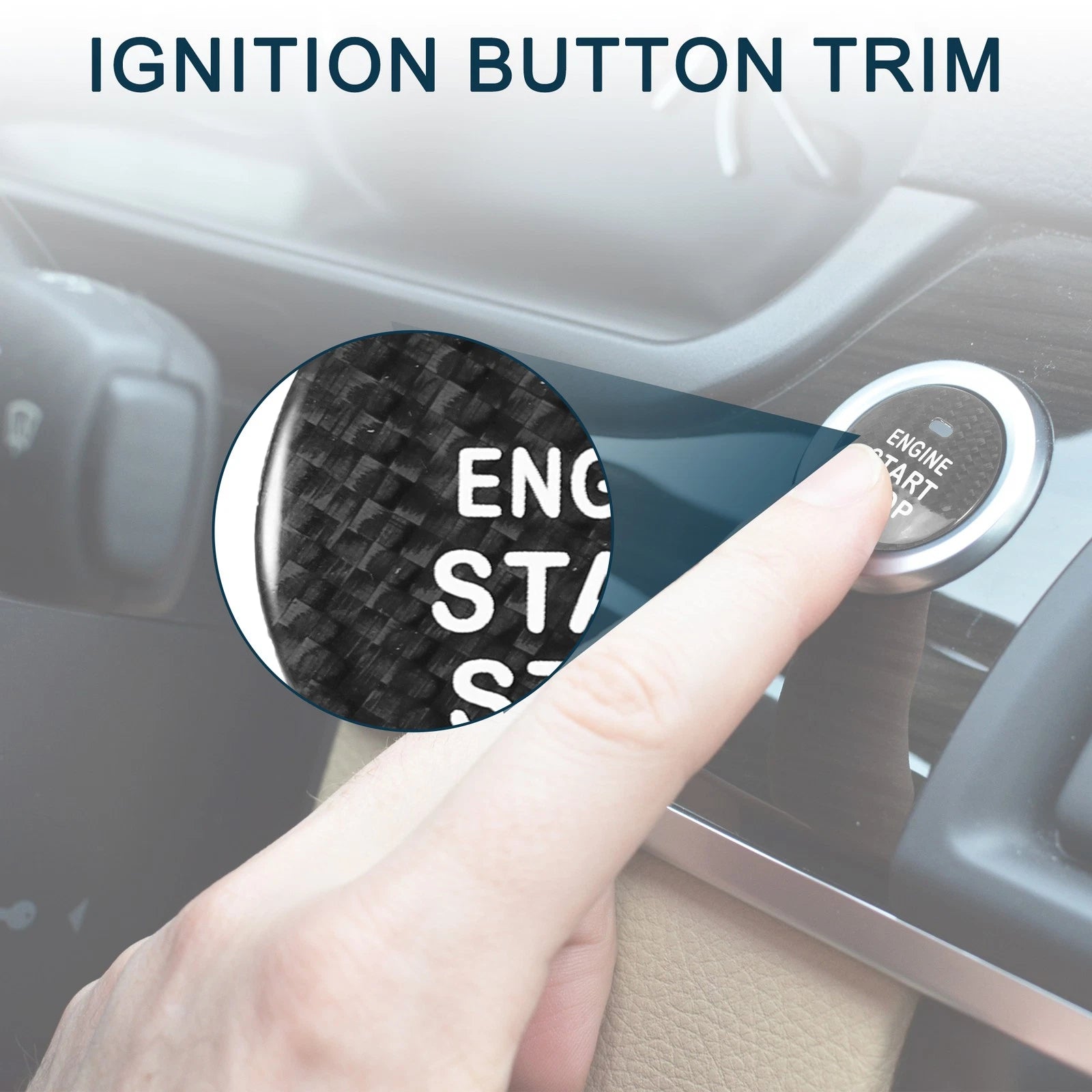 Engine Start Stop Button Cover for Subaru (2015–2021)