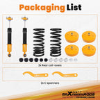 Rear Air to Shocks & Springs Conversion Kit for Lincoln Mark VIII (1993–1998)