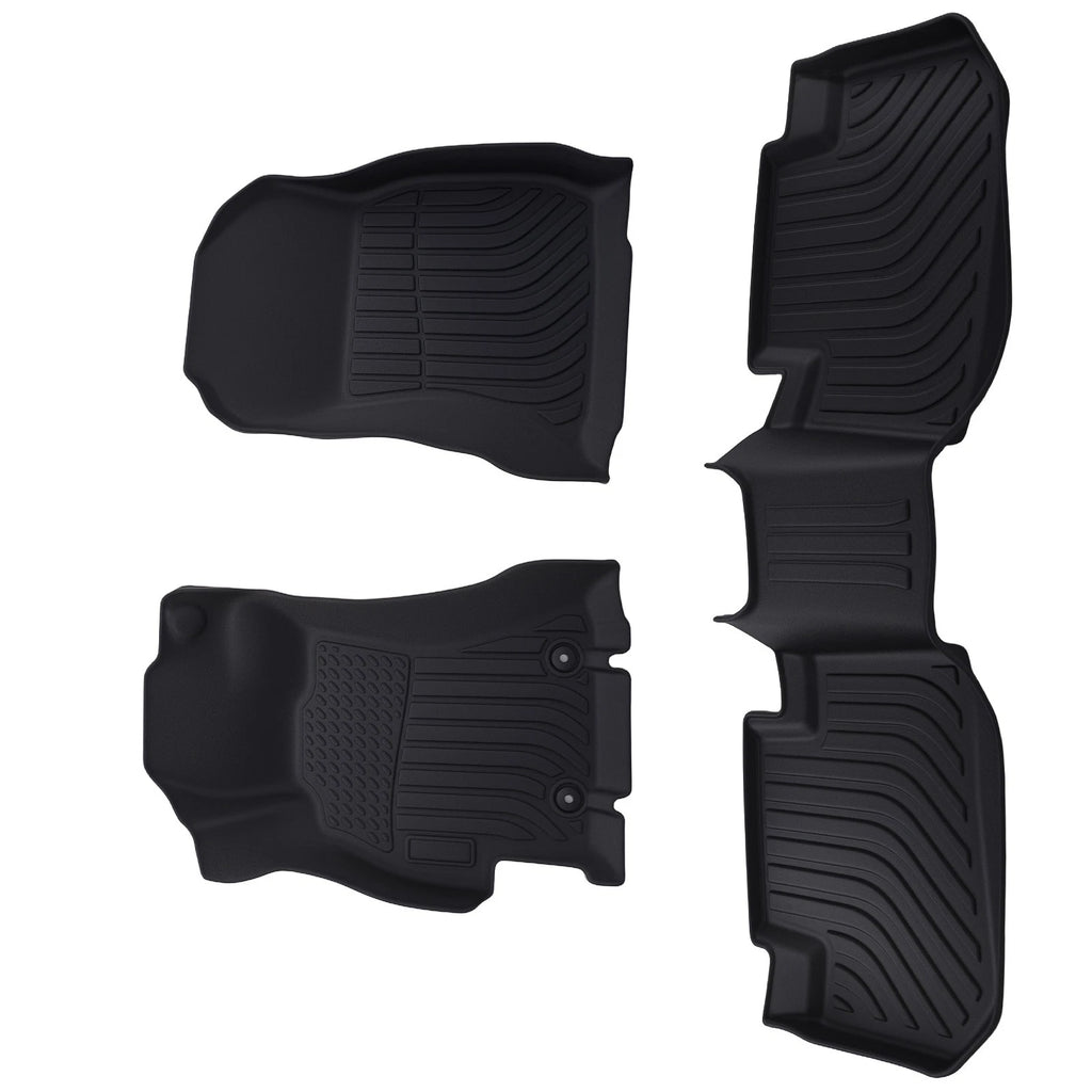 Set of 4 Anti-Slip Floor Mats for Subaru Forester (2014–2018) Rubber Black