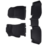 Set of 4 Anti-Slip Floor Mats for Subaru Forester (2014–2018) Rubber Black