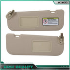 Sun Visor Set for Hyundai Elantra 2011–2014 (Tan)
