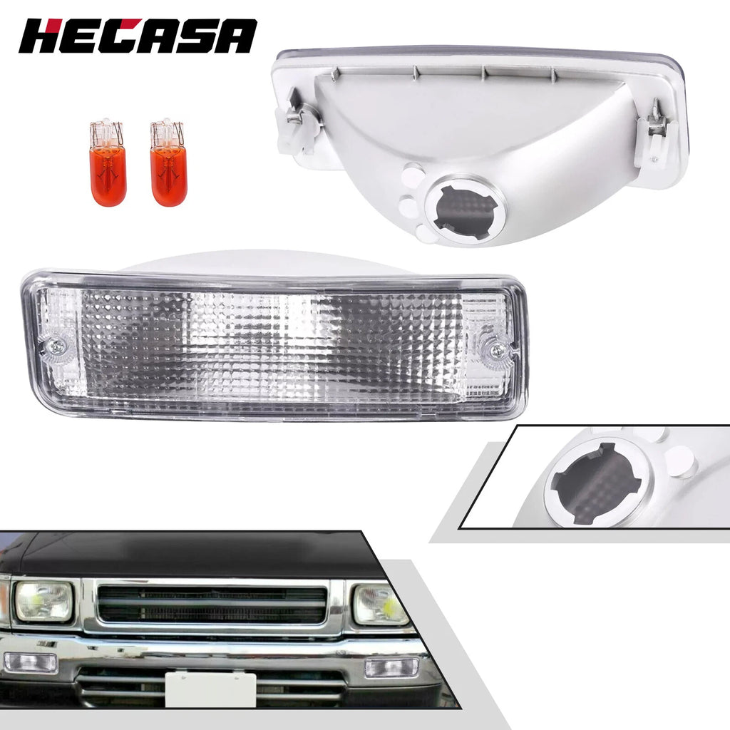 2X Clear Turn Signal Lights for Toyota 4Runner & Pick-Up Truck (1989–1995)