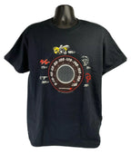Speedometer T-Shirt for Dodge Challenger and Charger Trim Levels (2008–2023)