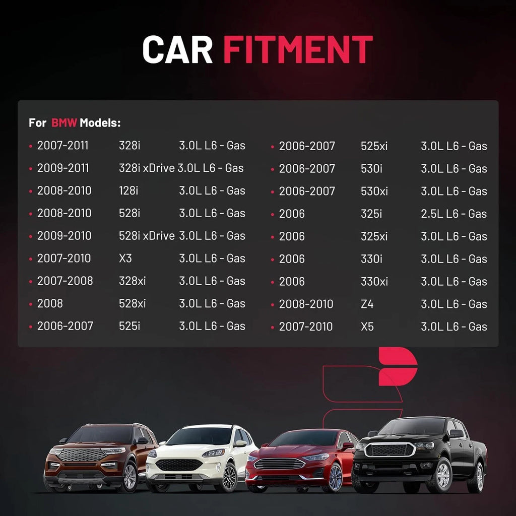 Set of 6 Ignition Coils for BMW 528i (2008-2011)