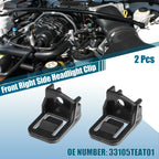 2X Front Right Side Headlight Clip No. 33105TEAT01 for Honda Civic (2016–2020)