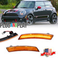 2X Front Side Marker Amber LED Light for MINI Cooper (2007–2019)