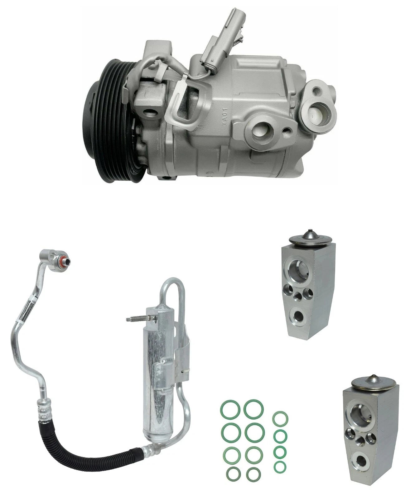 AC Compressor Kit for Dodge Journey 2.4L (2015–2018) with Rear