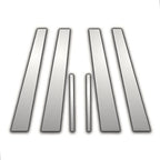 6Pc Chrome Pillar Post Covers Replacement for Acura RL (2005–2009)