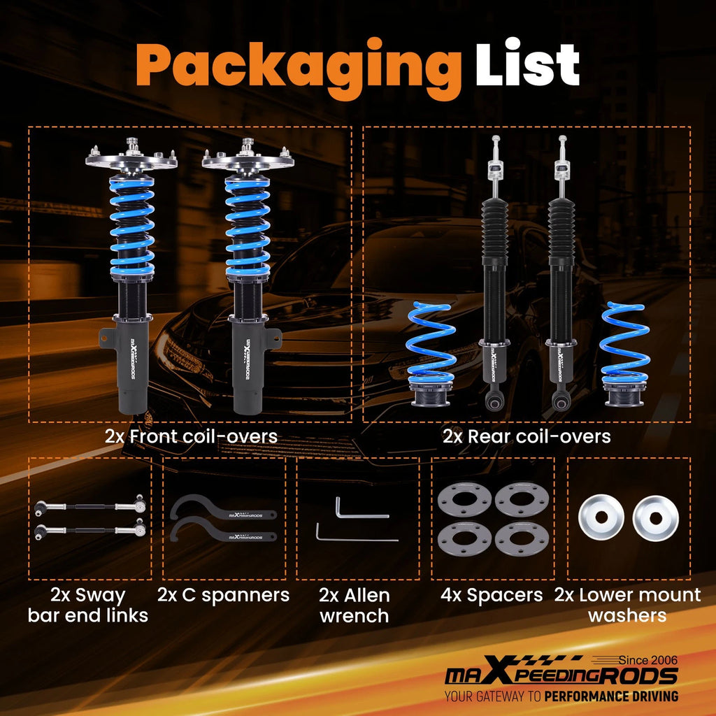 24 Step Coilover Shocks for Mini Clubman F54 (2016-2024)