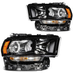 Halogen Headlight Assembly Set for Ram 2500 3500 (2019–2024) Left+Right