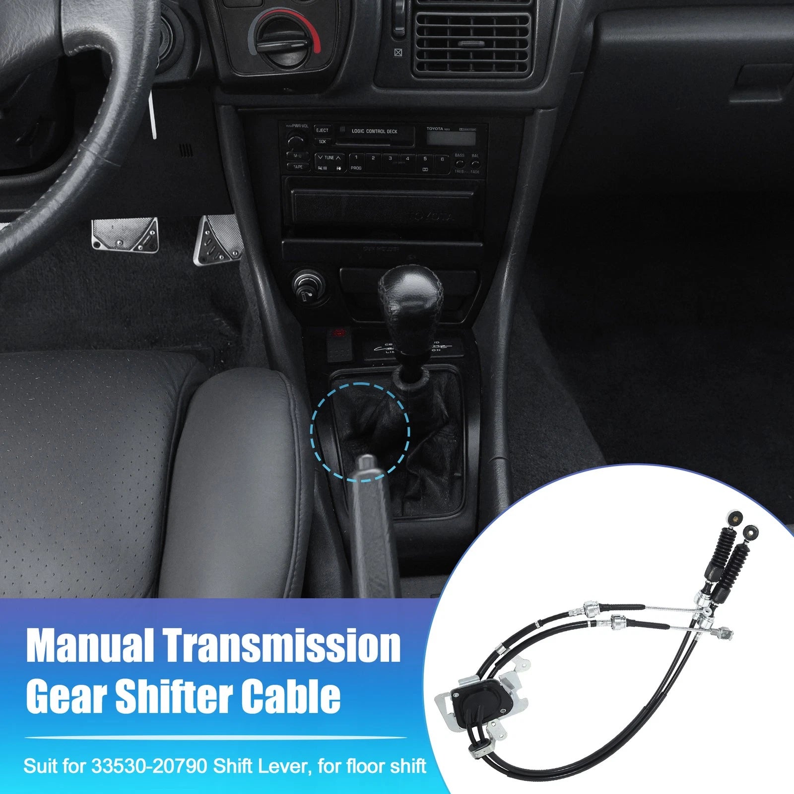 Manual Transmission Gear Shifter Cable for Toyota Celica (2000–2005) 33820-2B540