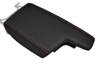 Leather Console Lid Armrest Cover for Subaru Impreza (2017–2020) Orange Stitch