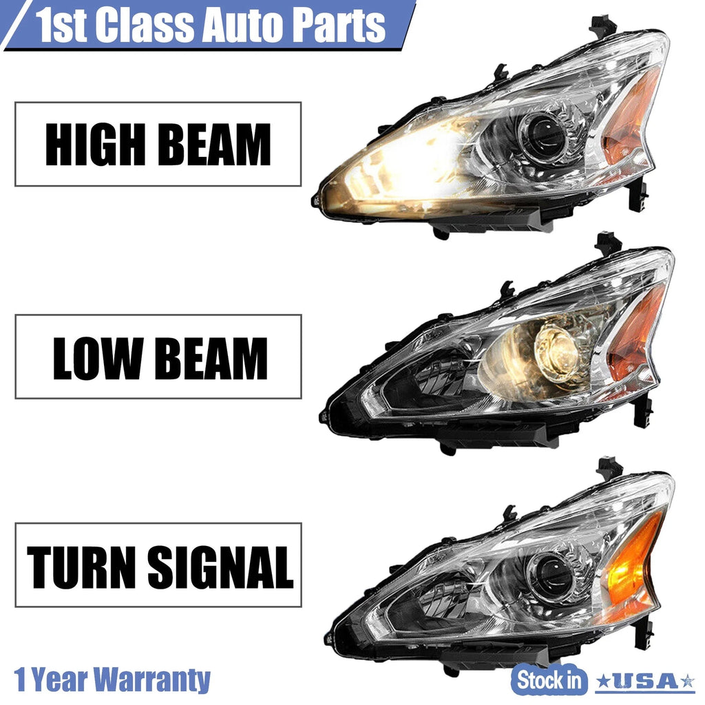 Halogen Headlight for Nissan Altima Sedan (2013-2015)