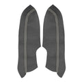 Car Front Door Panels Armrest Covers Gray for Honda Civic Sedan (2006-2011)