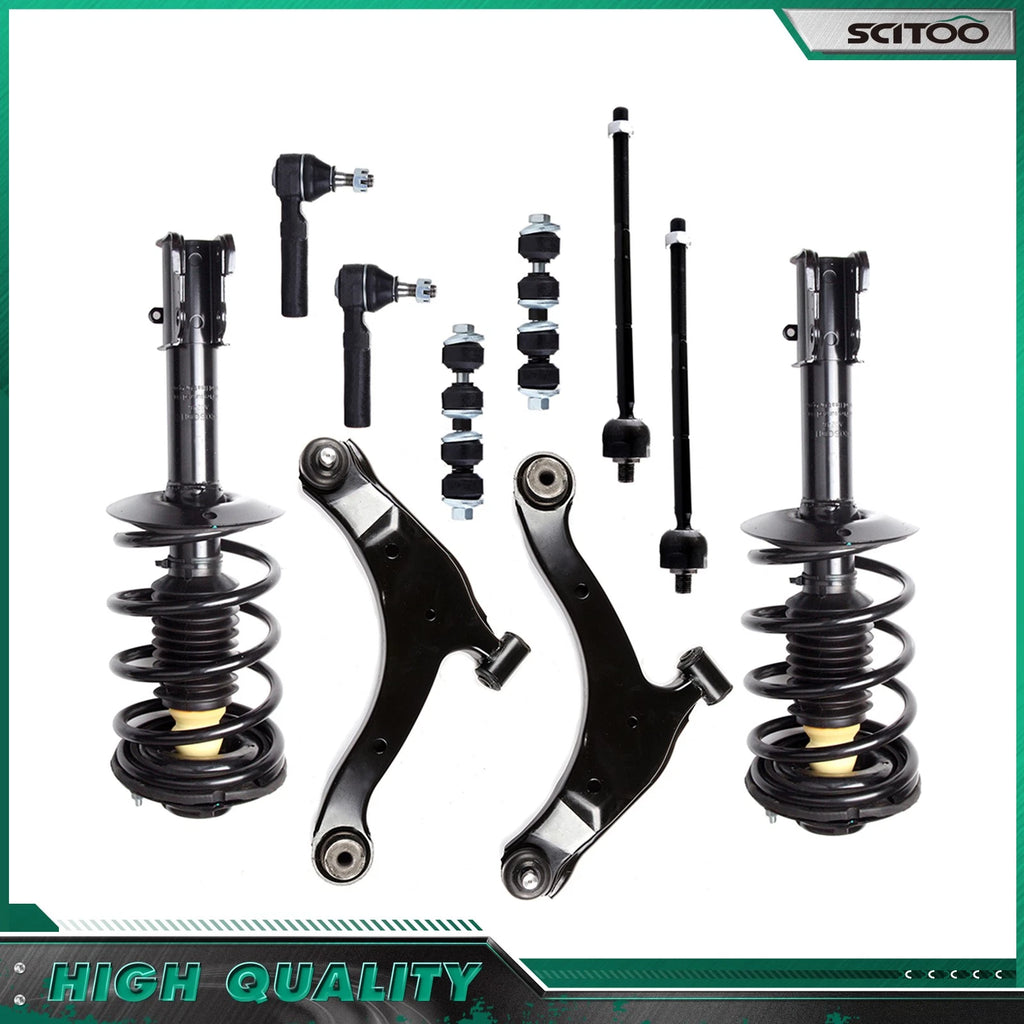 Front Struts Control Arm Sway Bar Tie Rods for Chrysler PT Cruiser (2001–2010)