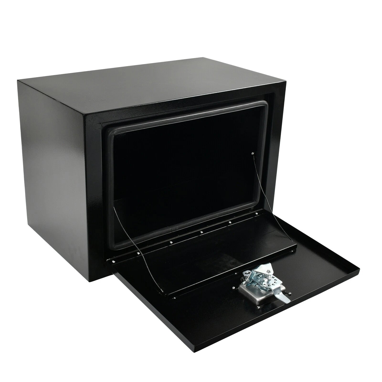Underbody Tool Box for Pickup Truck (24''×14''×16'', Black Steel)