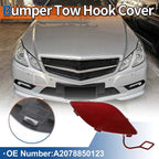 Tow Hook Cover for Mercedes-Benz E350 (2010–2014) No.A2078850123 Red