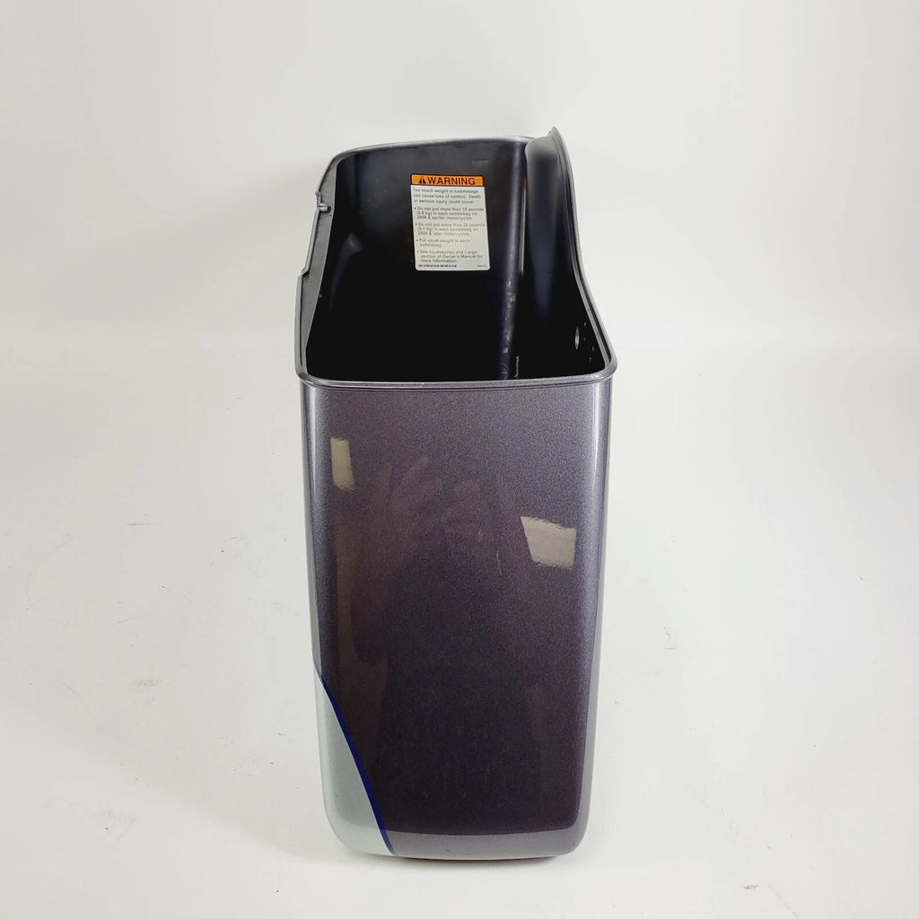 Left Saddlebag for Harley Ultra Limited (2019) - Midnight Blue, Barracuda Silver