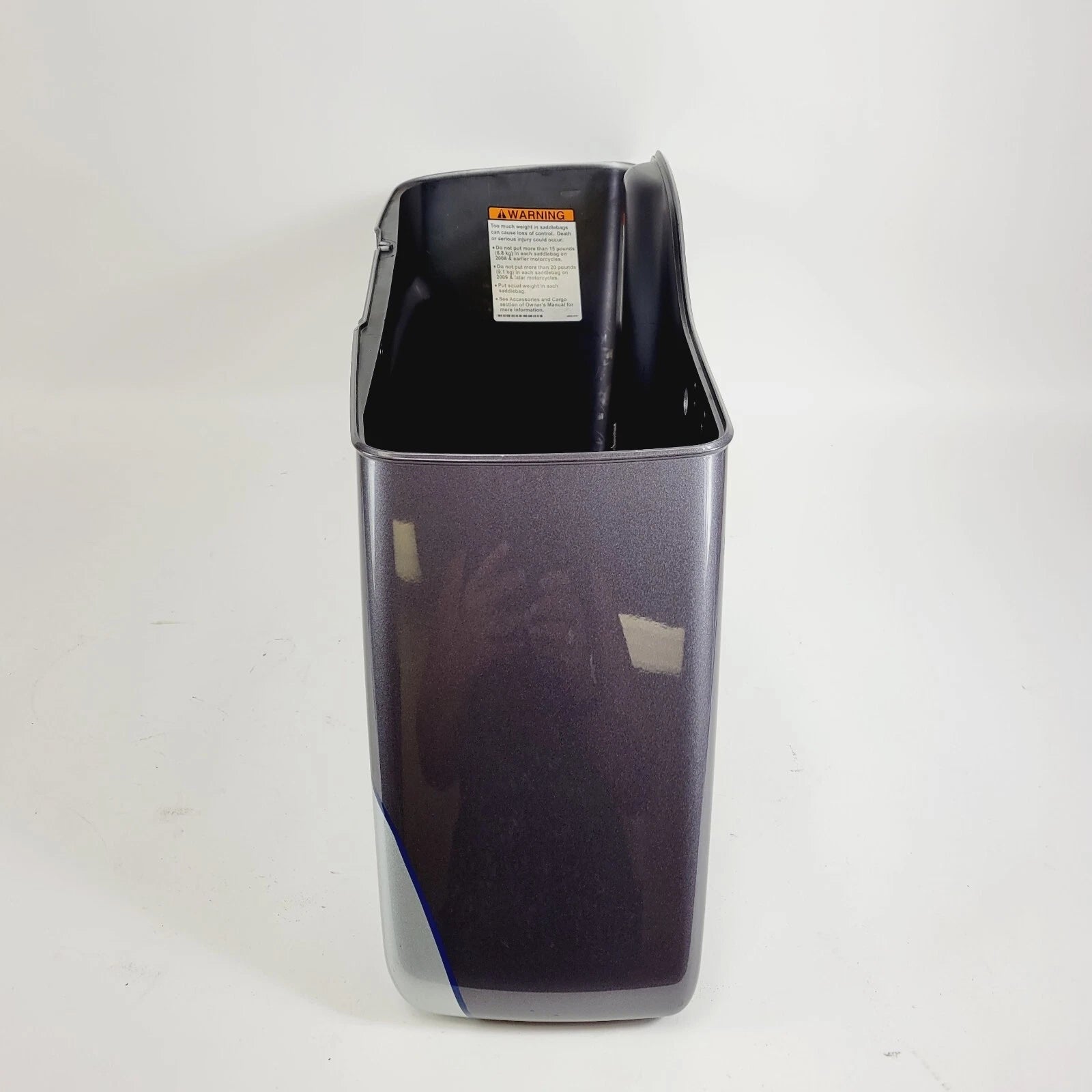 Left Saddlebag for Harley Ultra Limited (2019) - Midnight Blue, Barracuda Silver