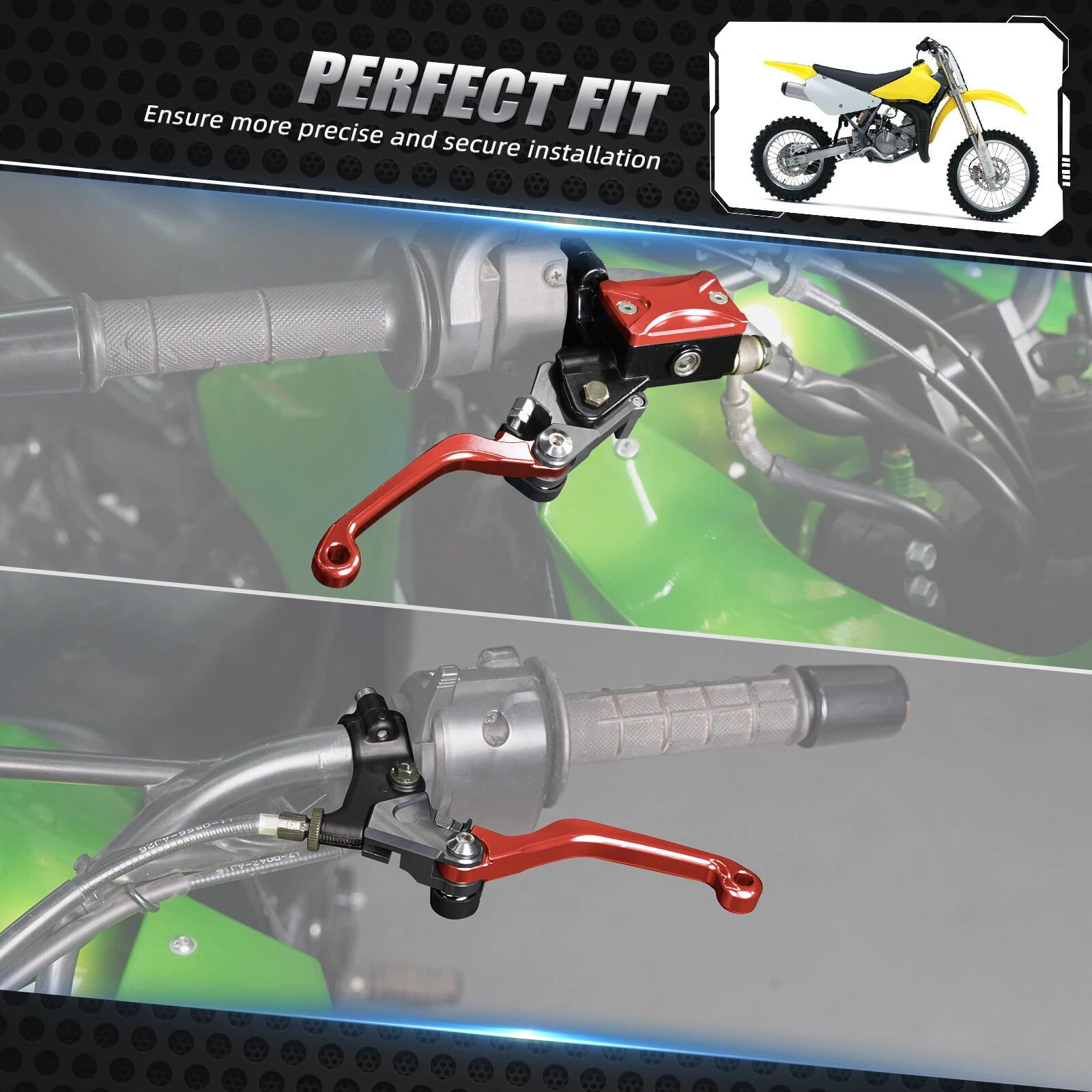 7/8" Hydraulic Brake & Cable Clutch Levers for Honda CR125R CR250R CRF250 CRF450