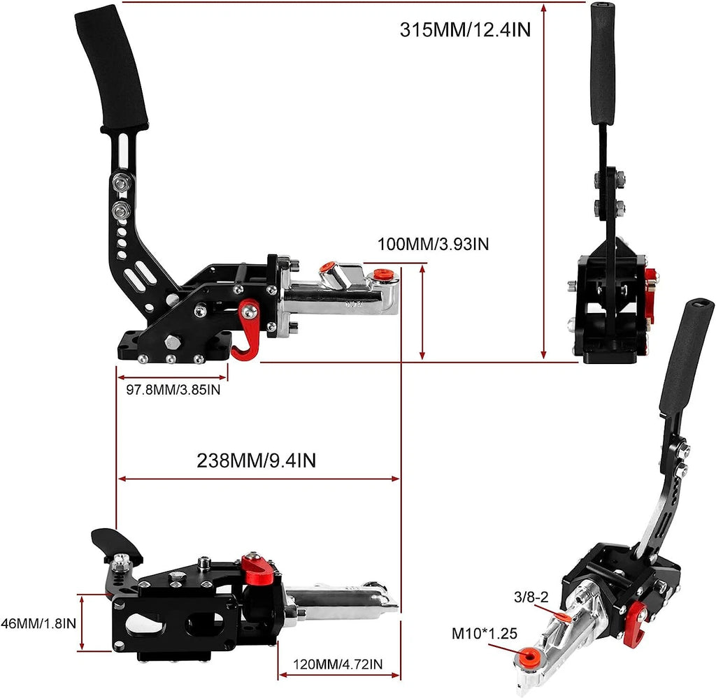 Universal Aluminum Hydraulic Handbrake for Racing (Drift, Parking)