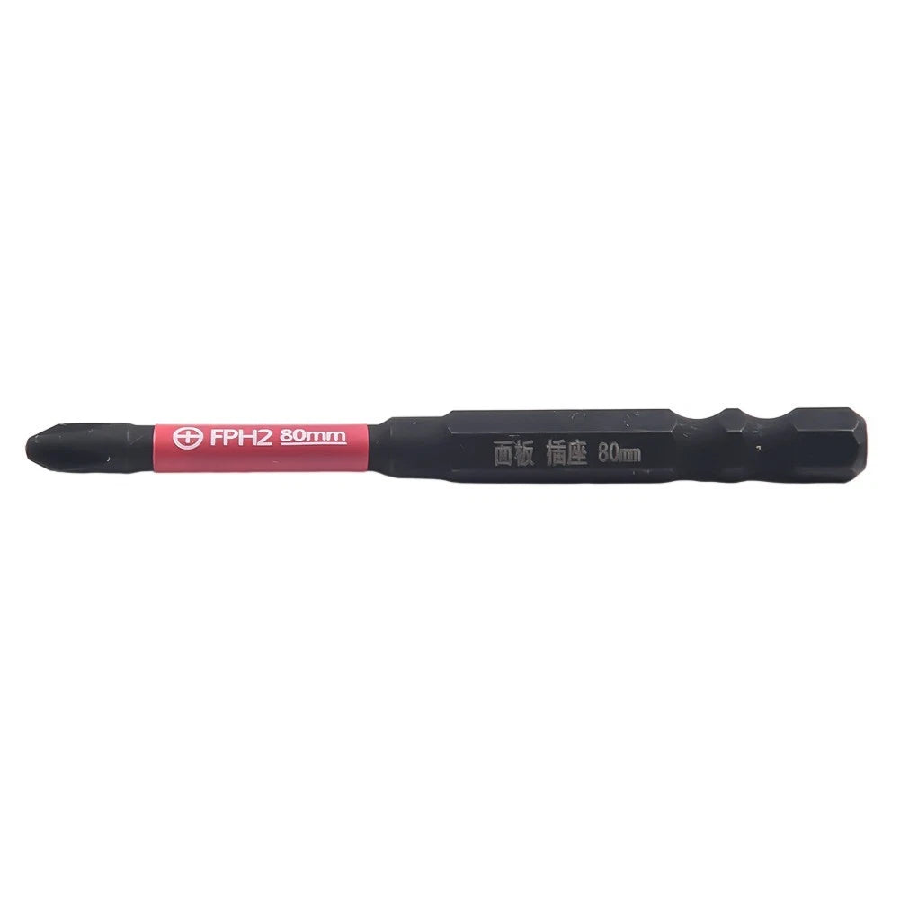 Set of 4 Precision Alloy Steel Cross Screwdriver Bits with Magnetism