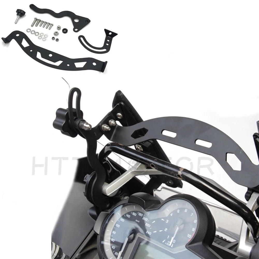 Windshield Bracket Holder Mount for BMW R1200GS LC (2013–2018) Adjustable