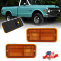 Set of 2 Front Amber Side Marker Lights for Chevrolet GMC C/K Pickup (1968–1972)