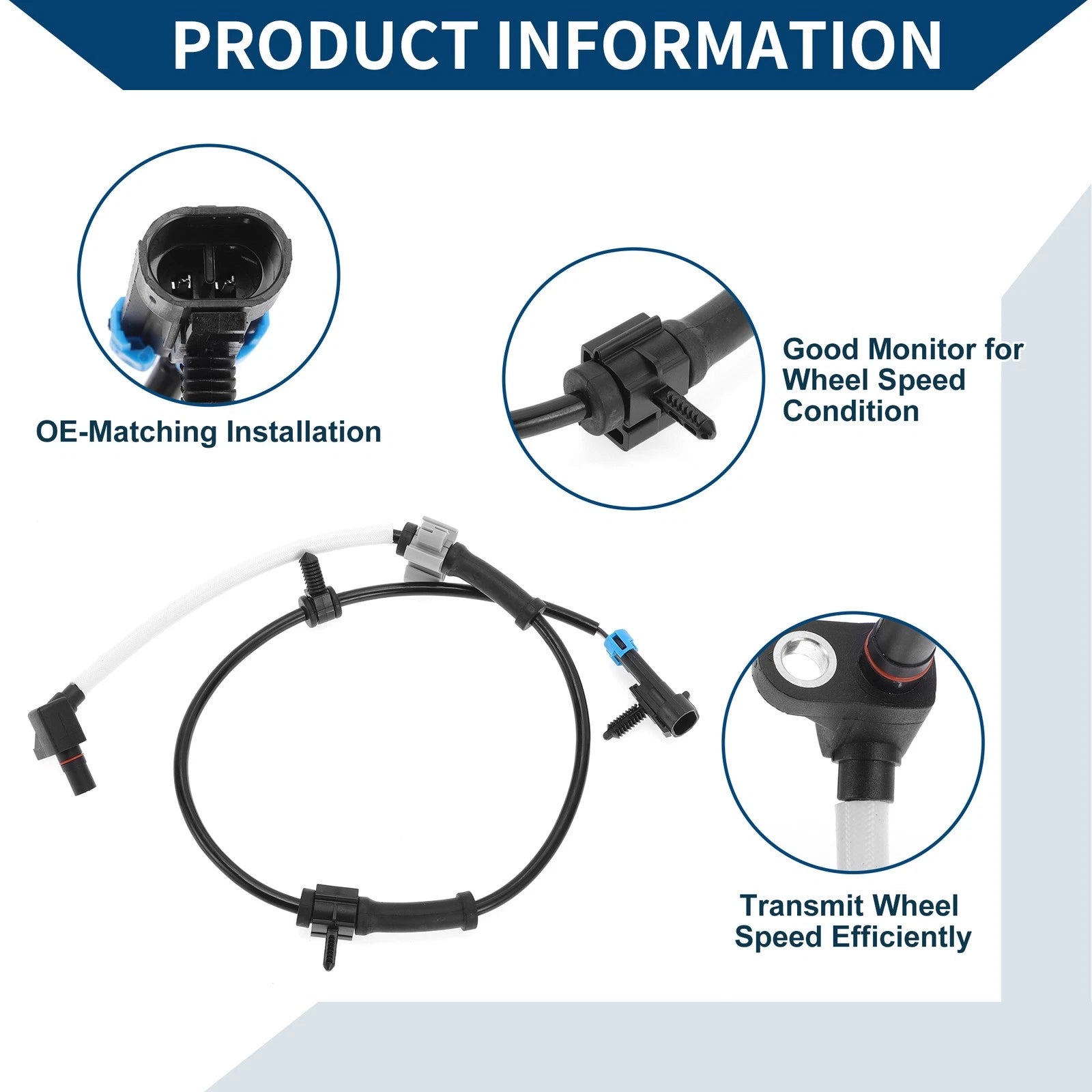ABS Wheel Speed Sensor No. 23144527 for Chevrolet Express 2500 (2003–2023)