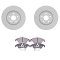 Set of 4 Bosch QuietCast Rotors & Hella Low-Met Pads for Audi A6 Quattro Q5 (2005–2020)