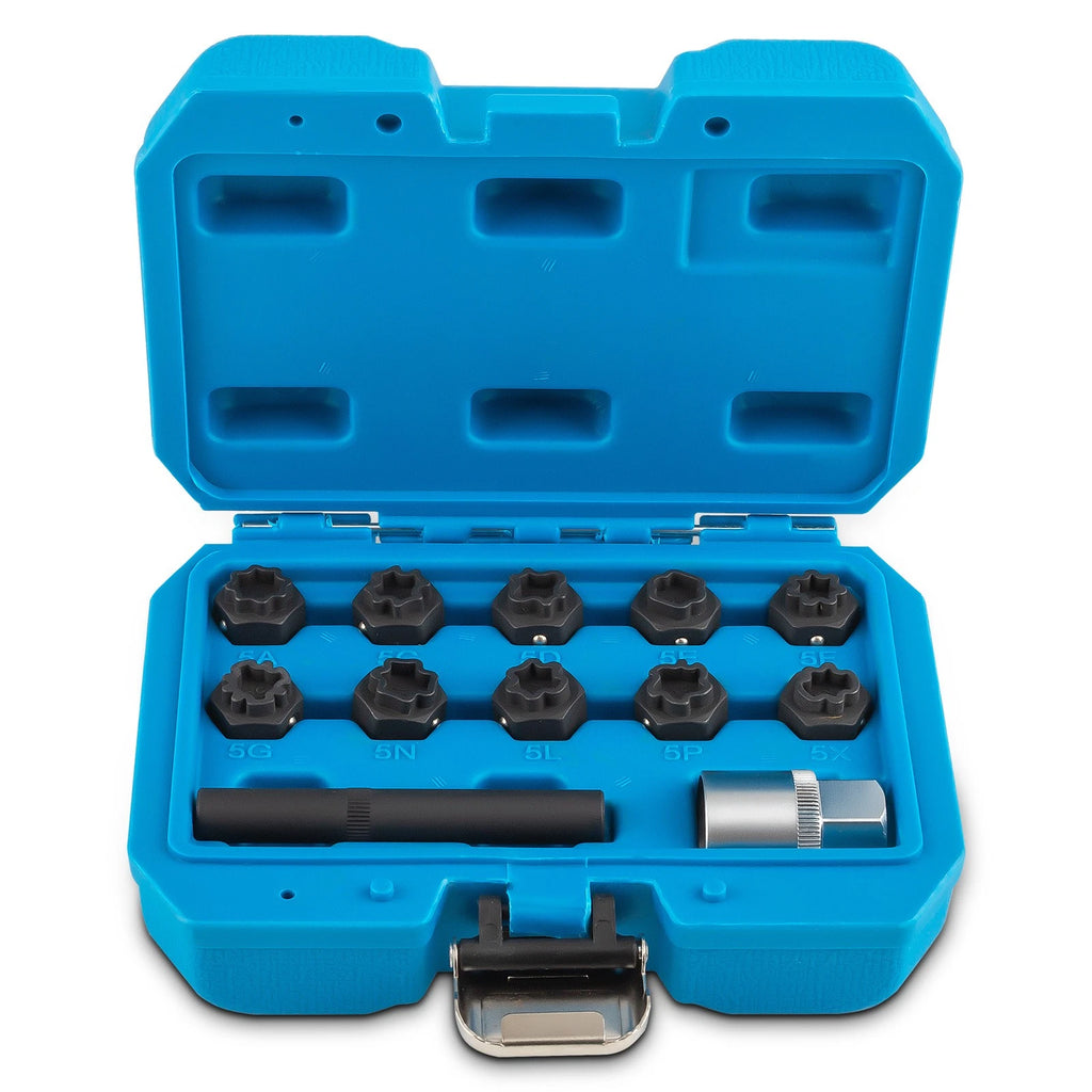 12PC Wheel Locking Nut Key Set for Mercedes-Benz