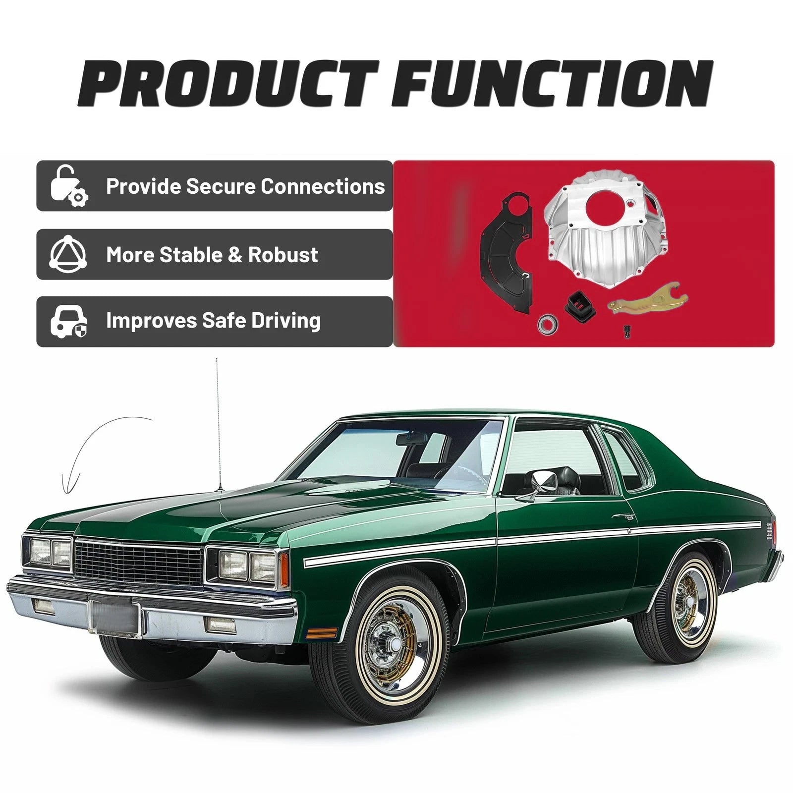 Clutch Fork & Bell Housing Kit for Chevy (1959-1988)