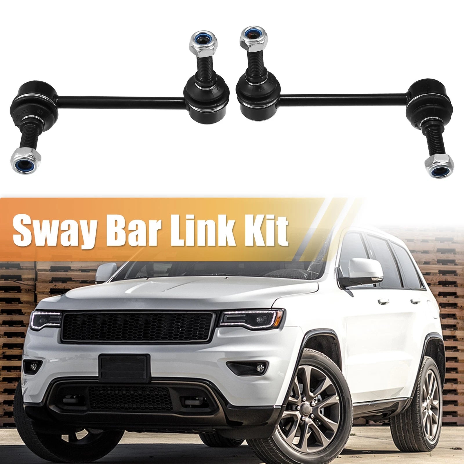 2pcs Front Sway Bar Links Kit for Jeep Grand Cherokee (2011–2015) K750578 K750579