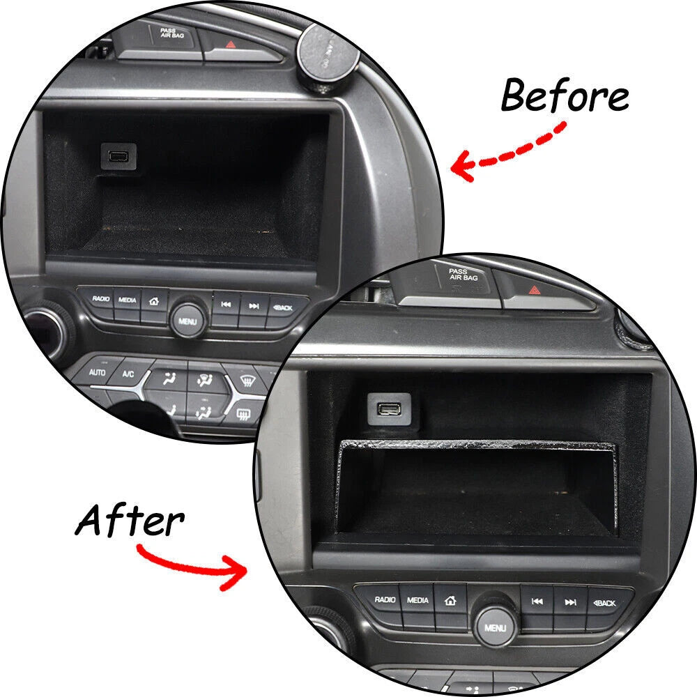 Dashboard Storage Box Compartment Tray for Corvette C7 Stingray (2014–2019)