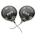 4.5" Black LED Auxiliary Spot Fog Lights for Harley