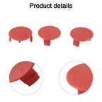 Set of 2 Replacement Red Lids for Bosch AFS23 Lawn Mowers