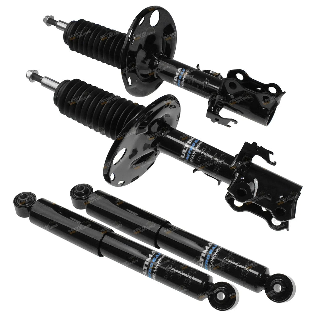 Front + Rear Strut Shock Absorbers for Toyota Rav4 4x4 (2006–2011)