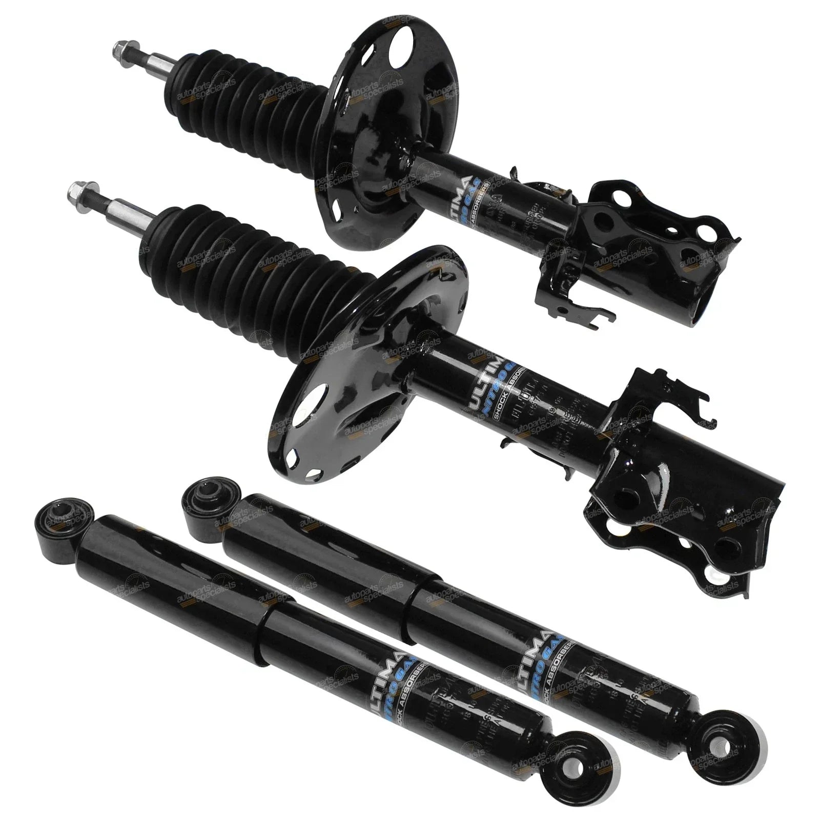 Front + Rear Strut Shock Absorbers for Toyota Rav4 4x4 (2006–2011)