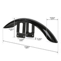 Front & Rear Fenders for Harley Sportster XL883 XL1200 (2007–2009)