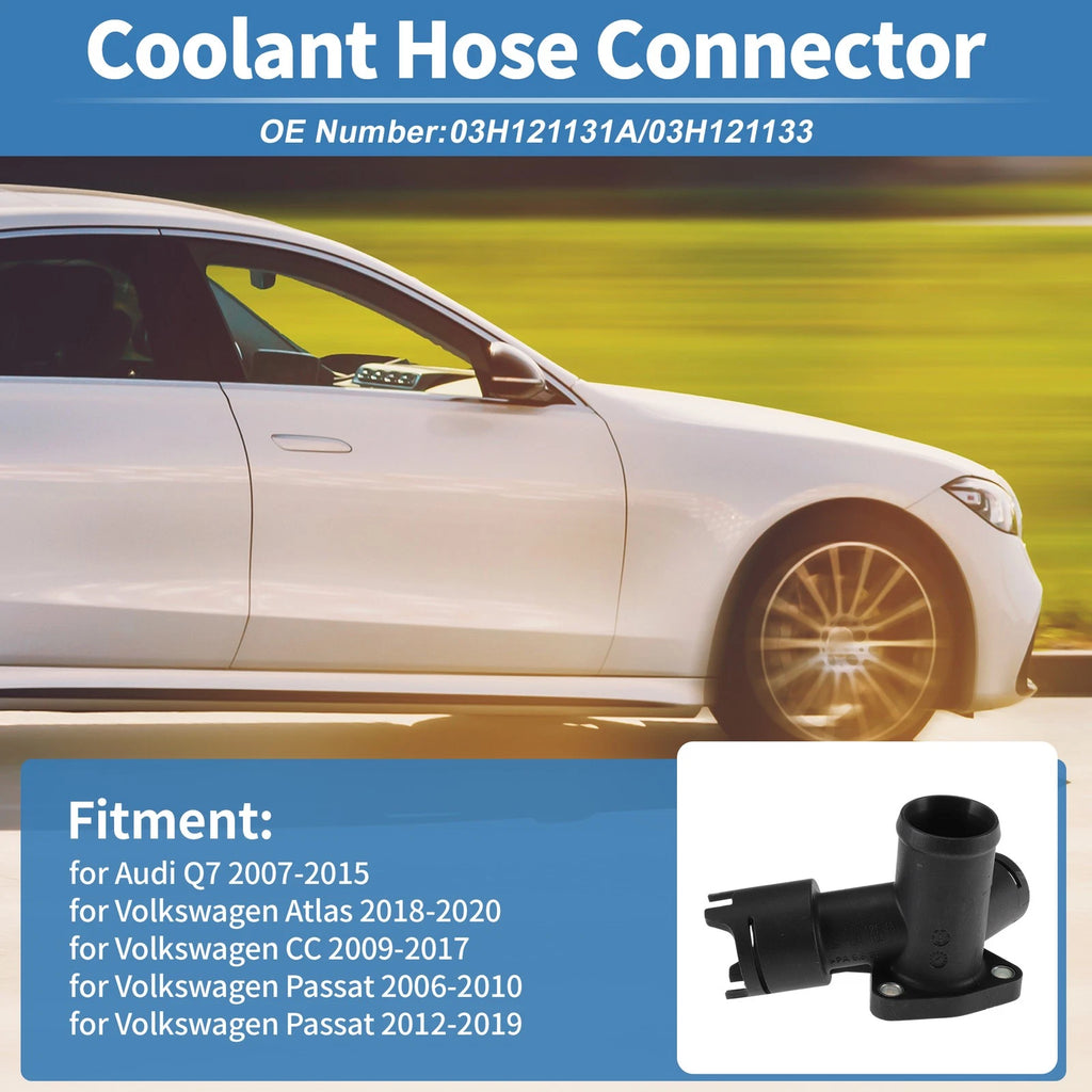 Engine Coolant Hose Connector for Audi Q7 (2007–2015) No. 03H121131A