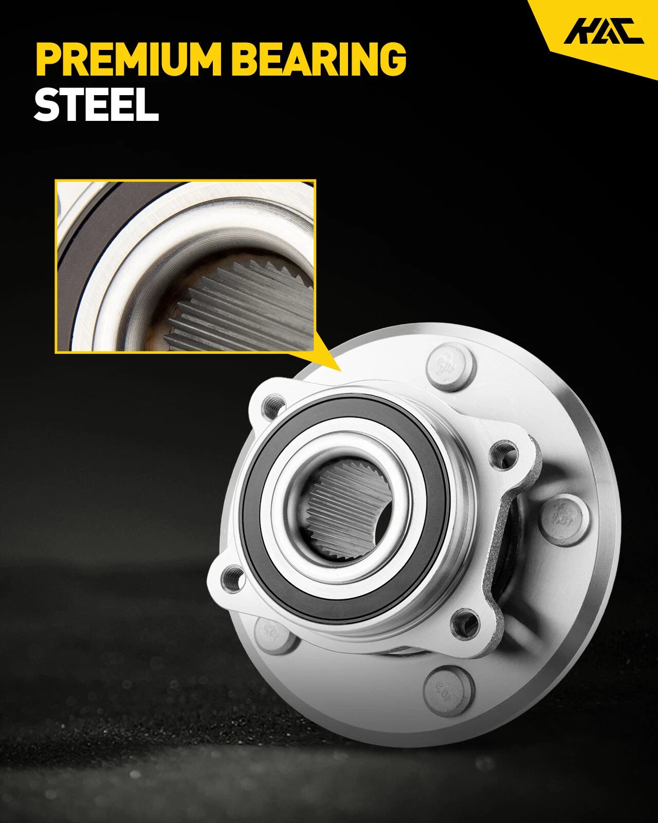 2X Rear Wheel Bearing Hub for 2011–2020 Toyota Sienna (2011–2020)