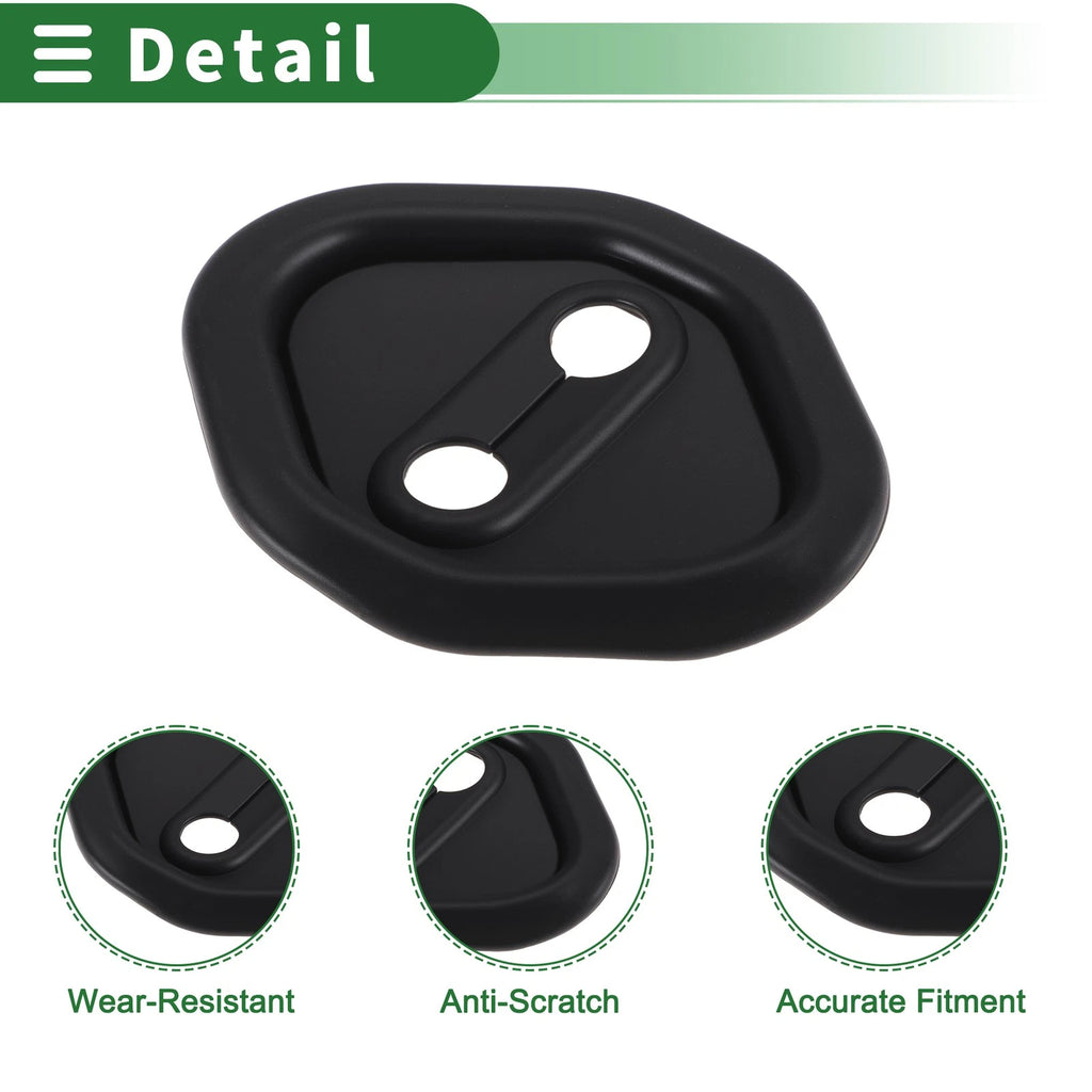 Set of 4 Car Door Lock Latches Cover for Honda Civic (2006–2025) Black Plastic