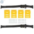 E Track Wheel Chock System for Secure Cargo Transport (1 Pack)
